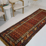 Persian Azerbaijan Runner Rug | 3' 1" x 9' 6" - Rug the Rock - multicolor colorRunner Rugyellow color