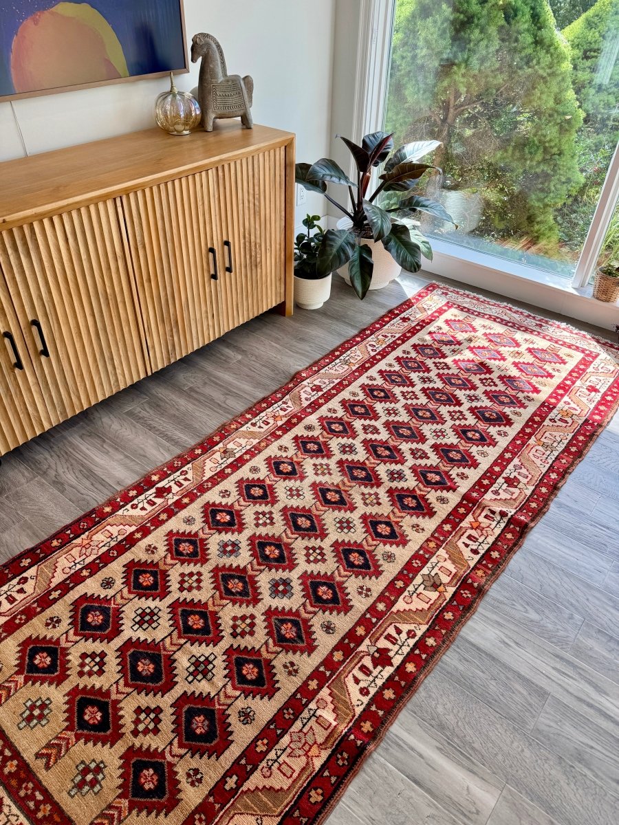 Persian Azerbaijan Runner Rug | 3' 10" x 9' 3" - Rug the Rock - available rugsPersian RugRunner Rug