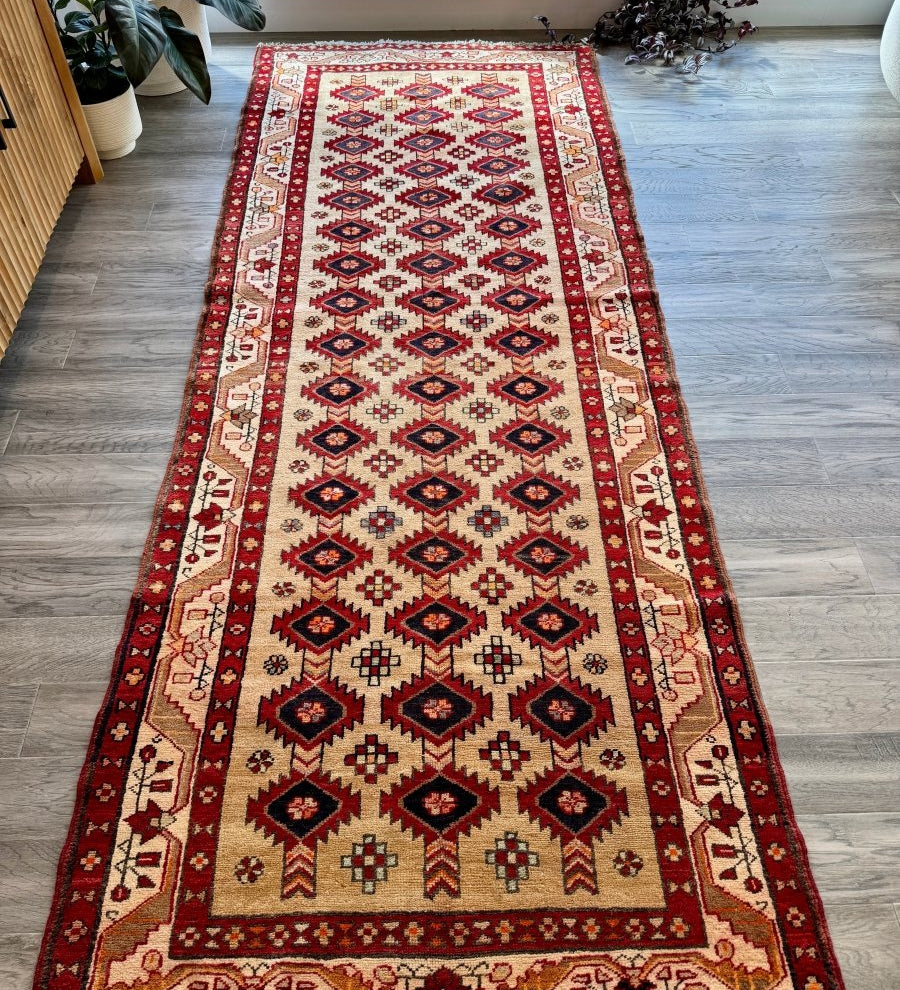 Persian Azerbaijan Runner Rug | 3' 10" x 9' 3" - Rug the Rock - available rugsPersian RugRunner Rug