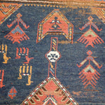 Persian Azerbaijani Rug | 3' 9" x 11' - Rug the Rock - multicolor colorRunner Rugyellow color