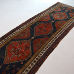 Persian Azerbaijani Rug | 3' 9" x 11' - Rug the Rock - multicolor colorRunner Rugyellow color