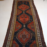 Persian Azerbaijani Rug | 3' 9" x 11' - Rug the Rock - multicolor colorRunner Rugyellow color