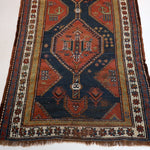 Persian Azerbaijani Rug | 3' 9" x 11' - Rug the Rock - multicolor colorRunner Rugyellow color