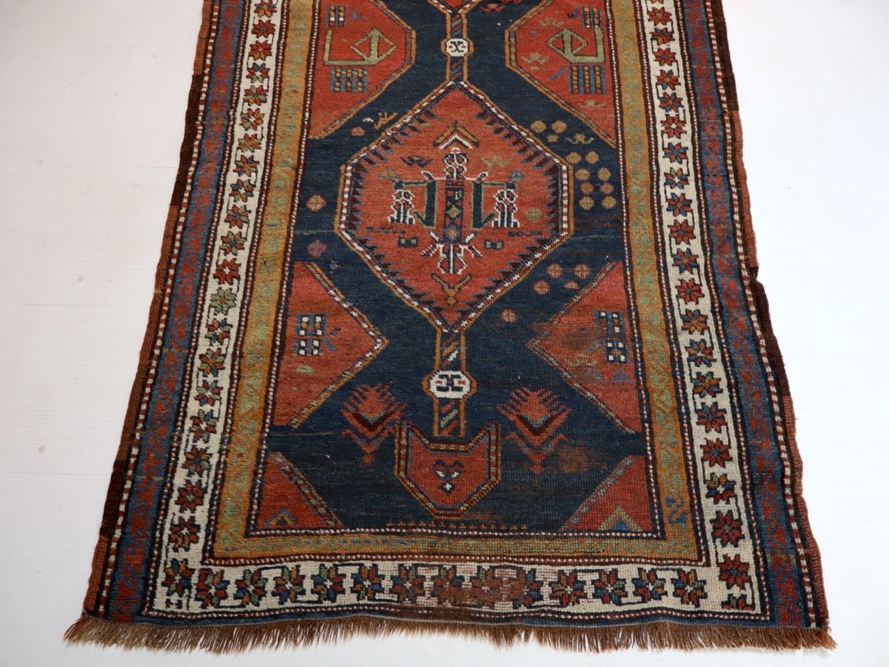 Persian Azerbaijani Rug | 3' 9" x 11' - Rug the Rock - multicolor colorRunner Rugyellow color