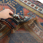 Persian Azerbaijani Rug | 3' 9" x 11' - Rug the Rock - multicolor colorRunner Rugyellow color