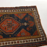 Persian Azerbaijani Rug | 3' 9" x 11' - Rug the Rock - multicolor colorRunner Rugyellow color