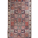 Persian Bakhtiar Rug | 4' 3" x 8' 6" - Rug the Rock - 