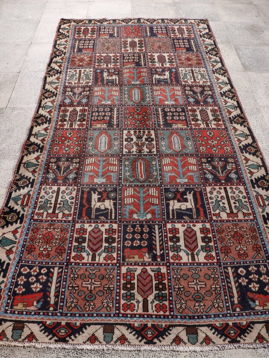 Persian Bakhtiar Rug | 4' 3" x 8' 6" - Rug the Rock - 