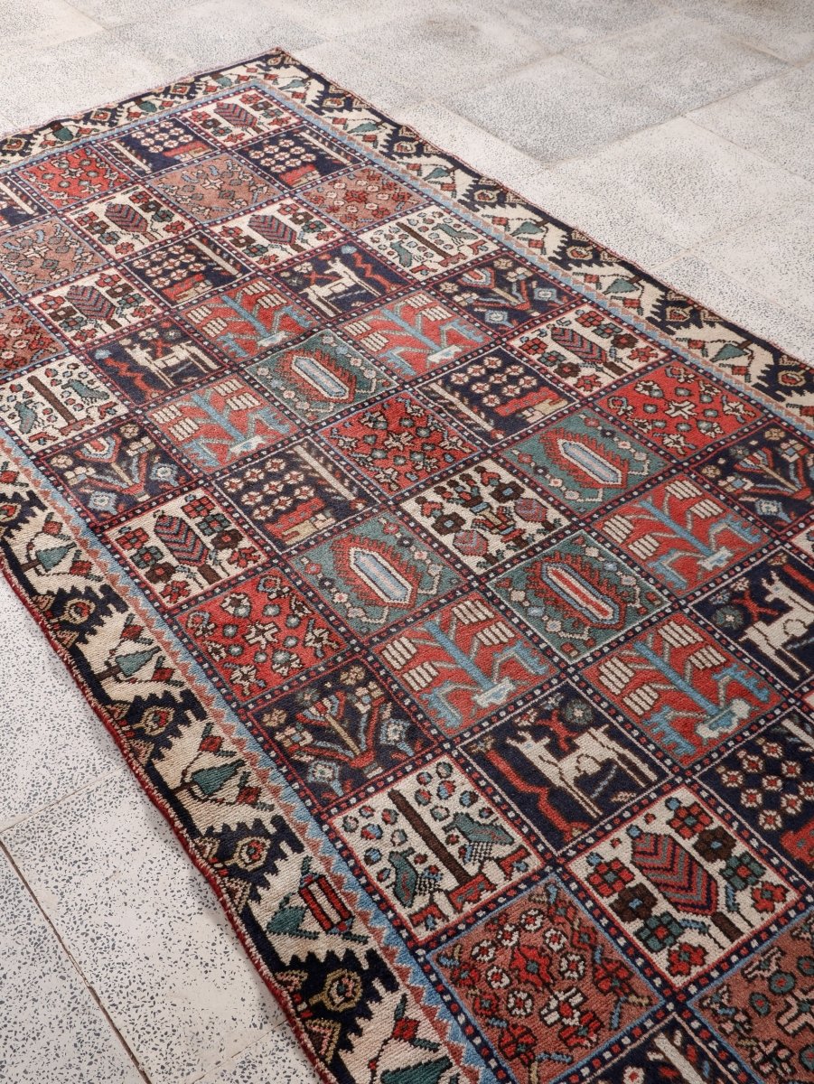 Persian Bakhtiar Rug | 4' 3" x 8' 6" - Rug the Rock - 