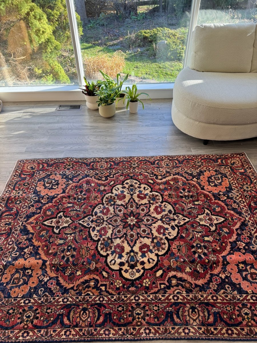 Persian Bakhtiar Rug | 4' 7" x 6' 9" - Rug the Rock