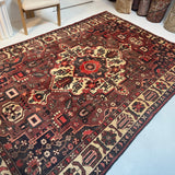 Persian Bakhtiar Rug | 6' 4” x 9' 7" - Rug the Rock - 