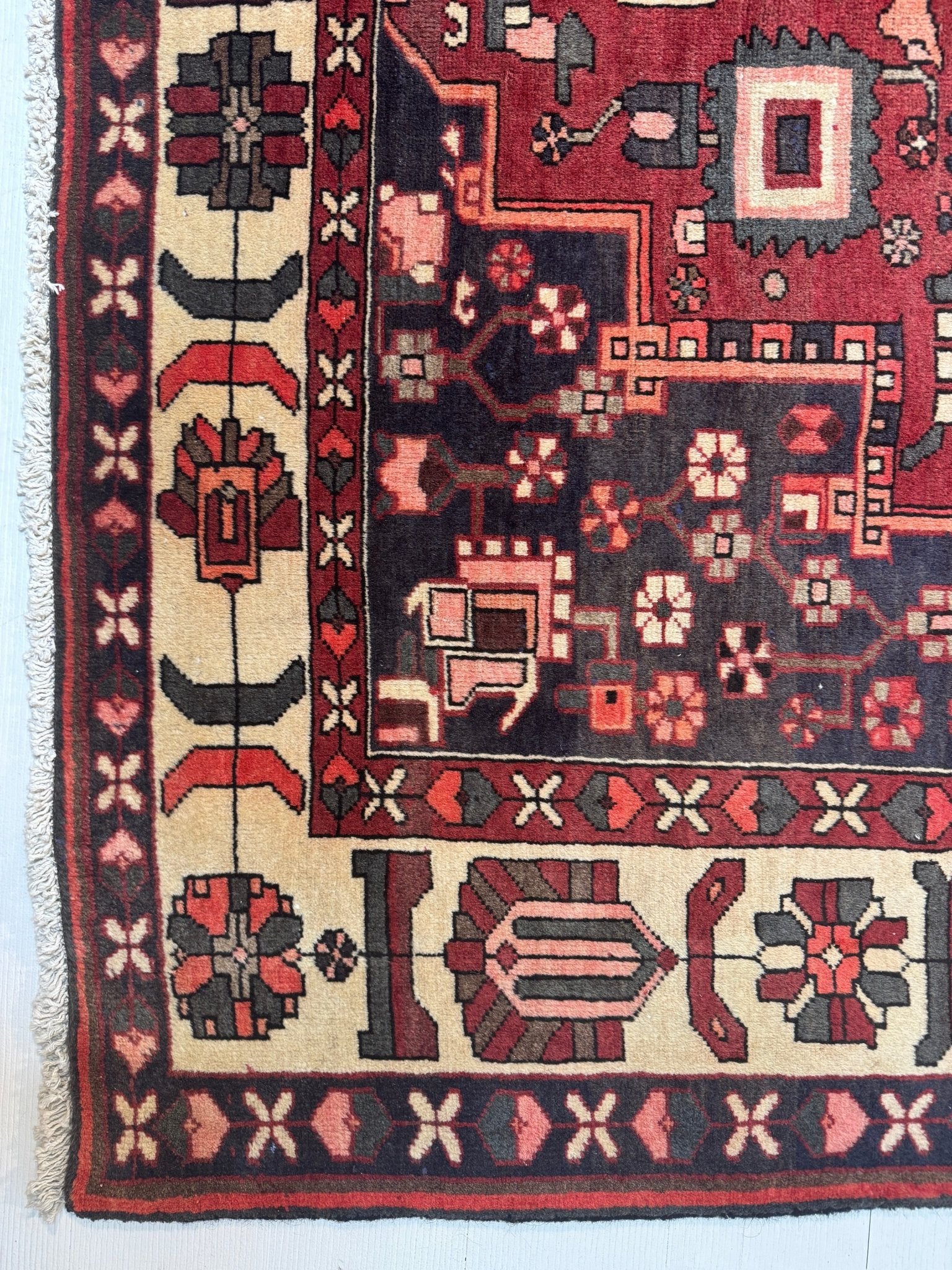 Persian Bakhtiar Rug | 6' 4” x 9' 7" - Rug the Rock - 
