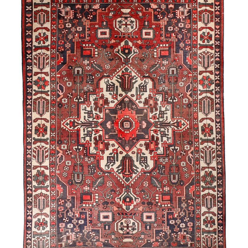Persian Bakhtiar Rug | 6' 4” x 9' 7" - Rug the Rock - 