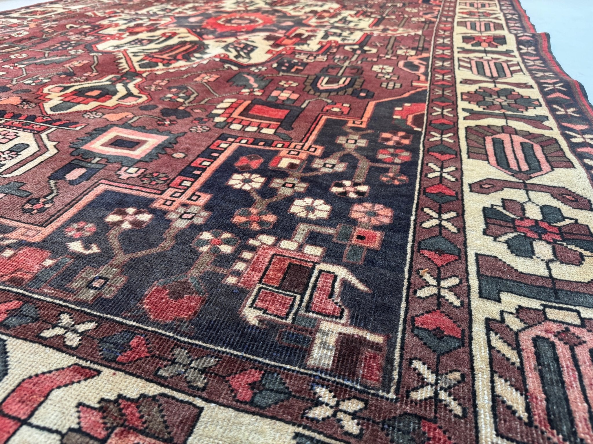 Persian Bakhtiar Rug | 6' 4” x 9' 7" - Rug the Rock - 