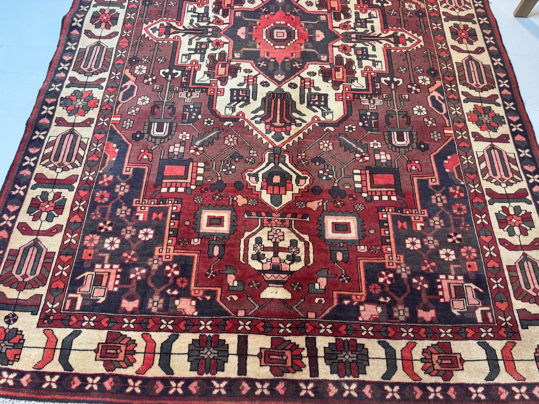 Persian Bakhtiar Rug | 6' 4” x 9' 7" - Rug the Rock - 