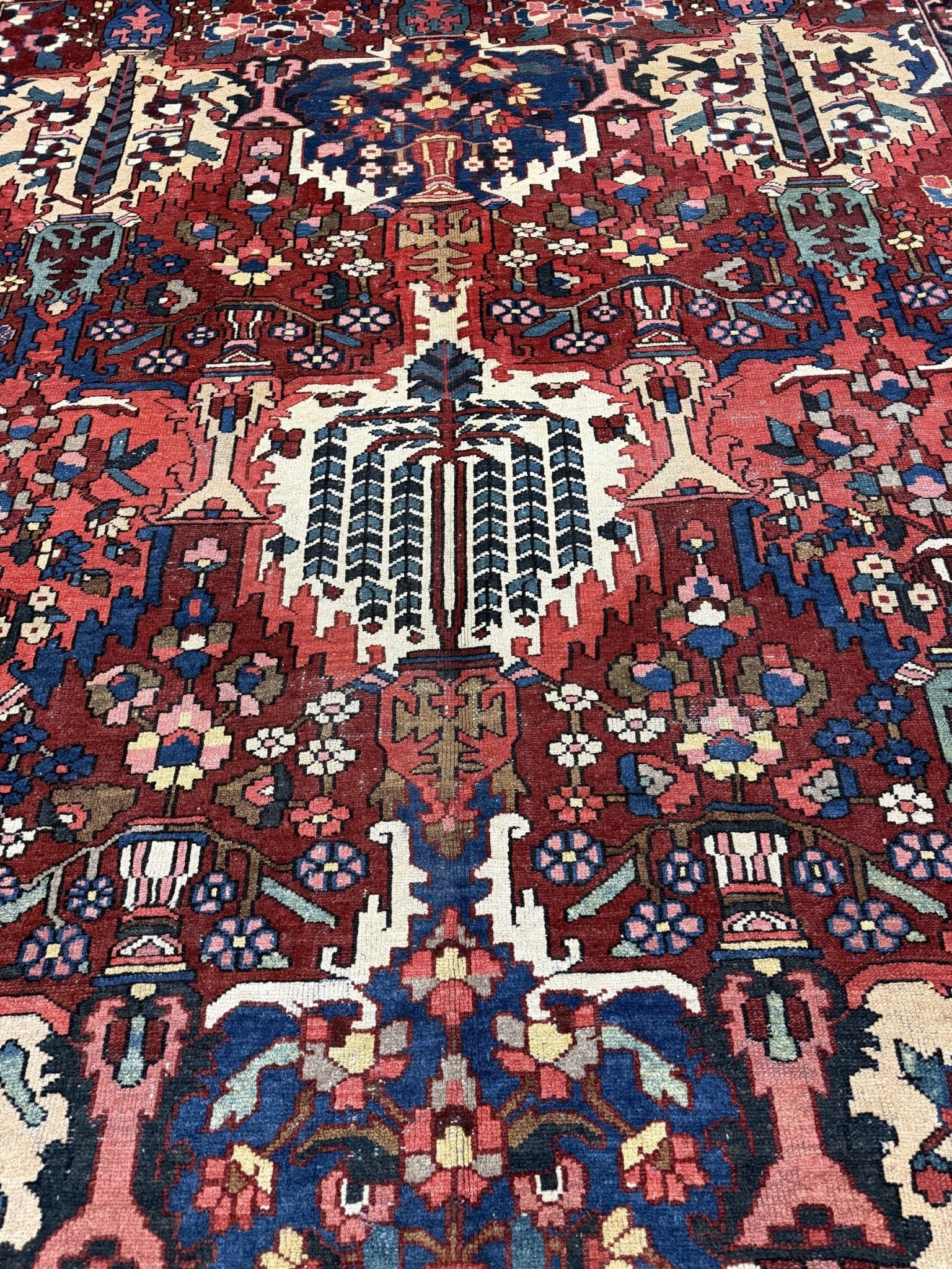 Persian Bakhtiari Rug | 10' 6" x 13' 1" - Rug the Rock - availableBakhtiariFloral