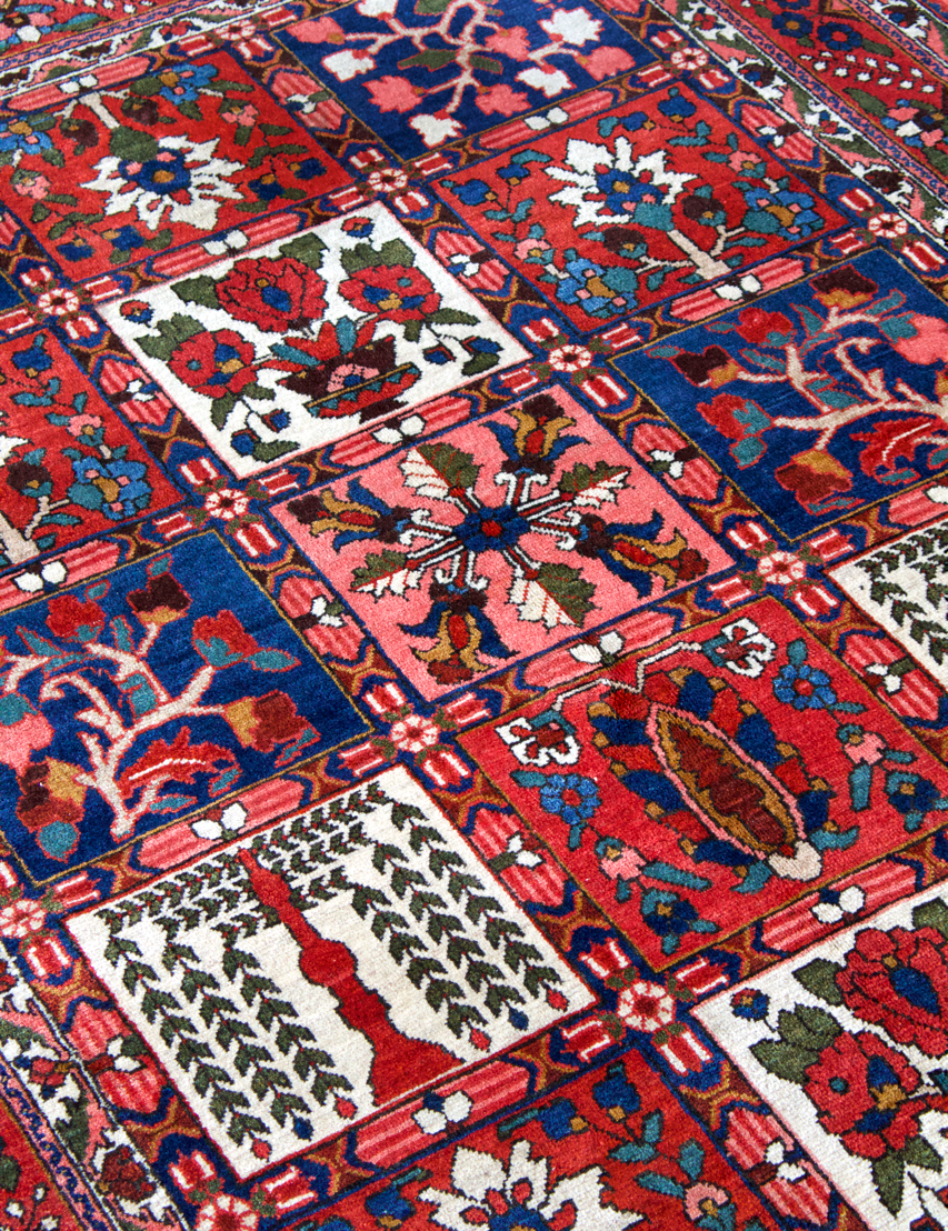 Persian Bakhtiari Rug | 4' 7" x 7' - Rug the Rock - available