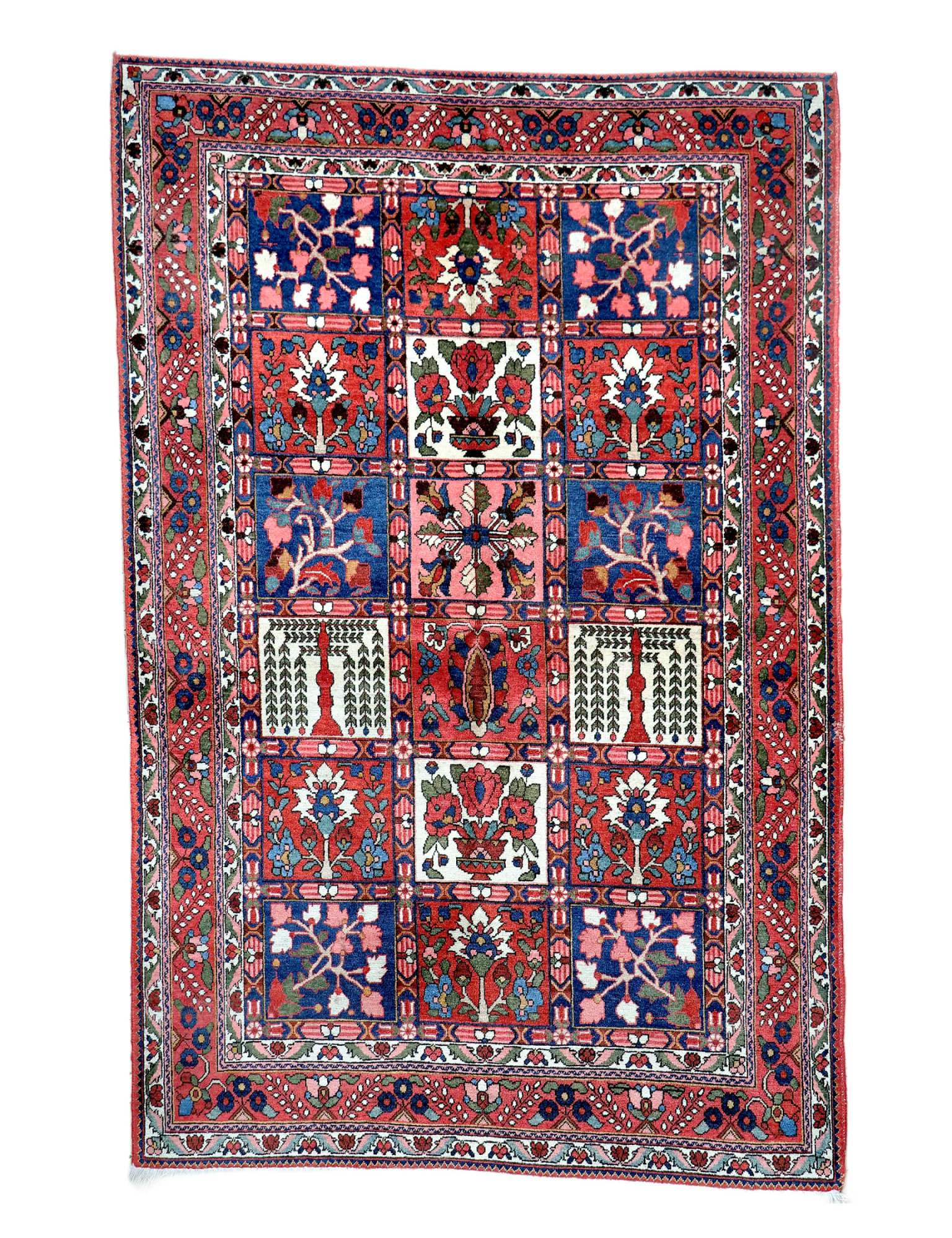 Persian Bakhtiari Rug | 4' 7" x 7' - Rug the Rock - available
