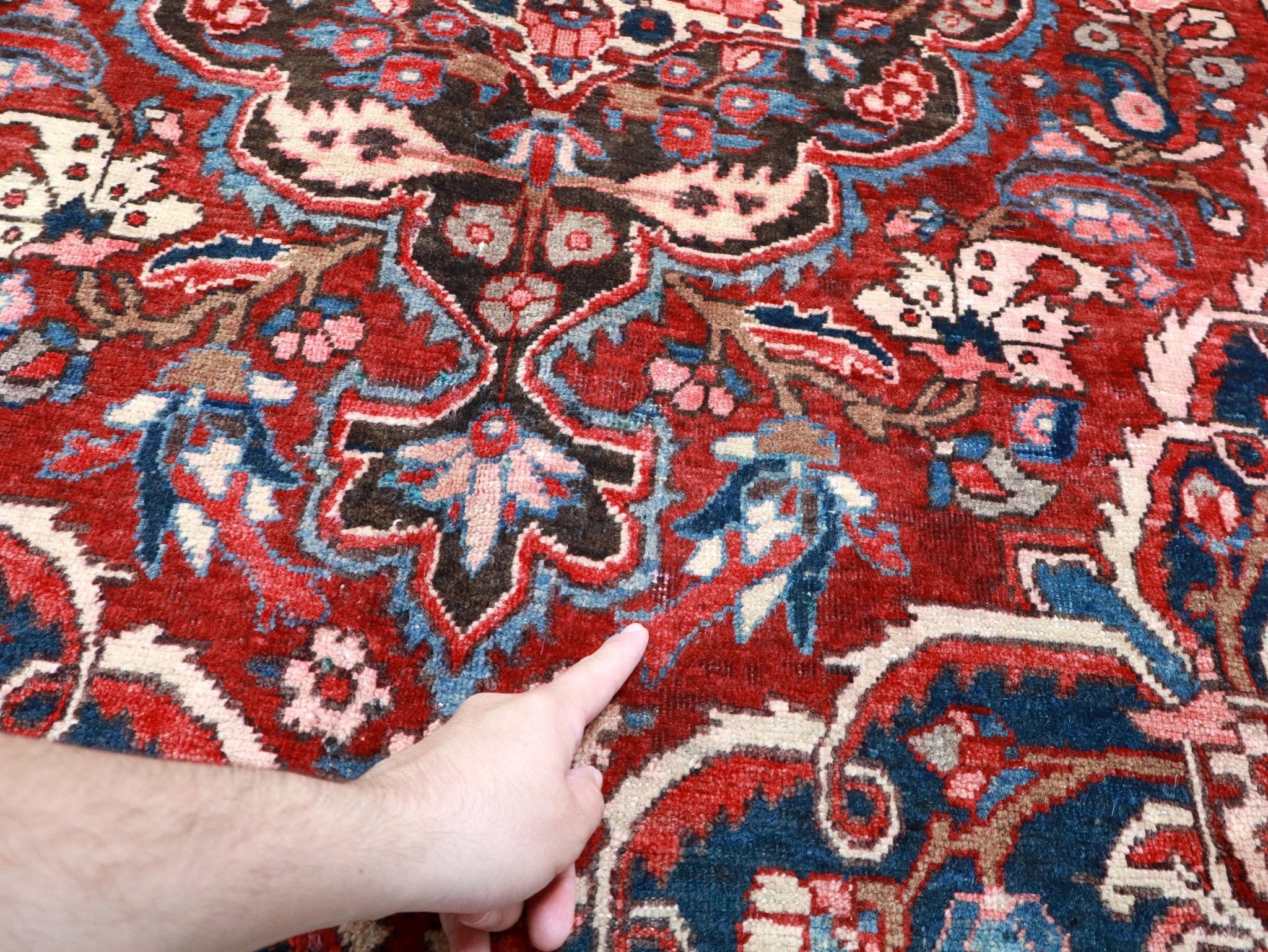 Persian Bakhtiari Rug | 4' 8" x 6' 10" - Rug the Rock - 5 x 86 x 97 x 10