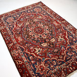 Persian Bakhtiari Rug | 4' 8" x 6' 10" - Rug the Rock - 5 x 86 x 97 x 10