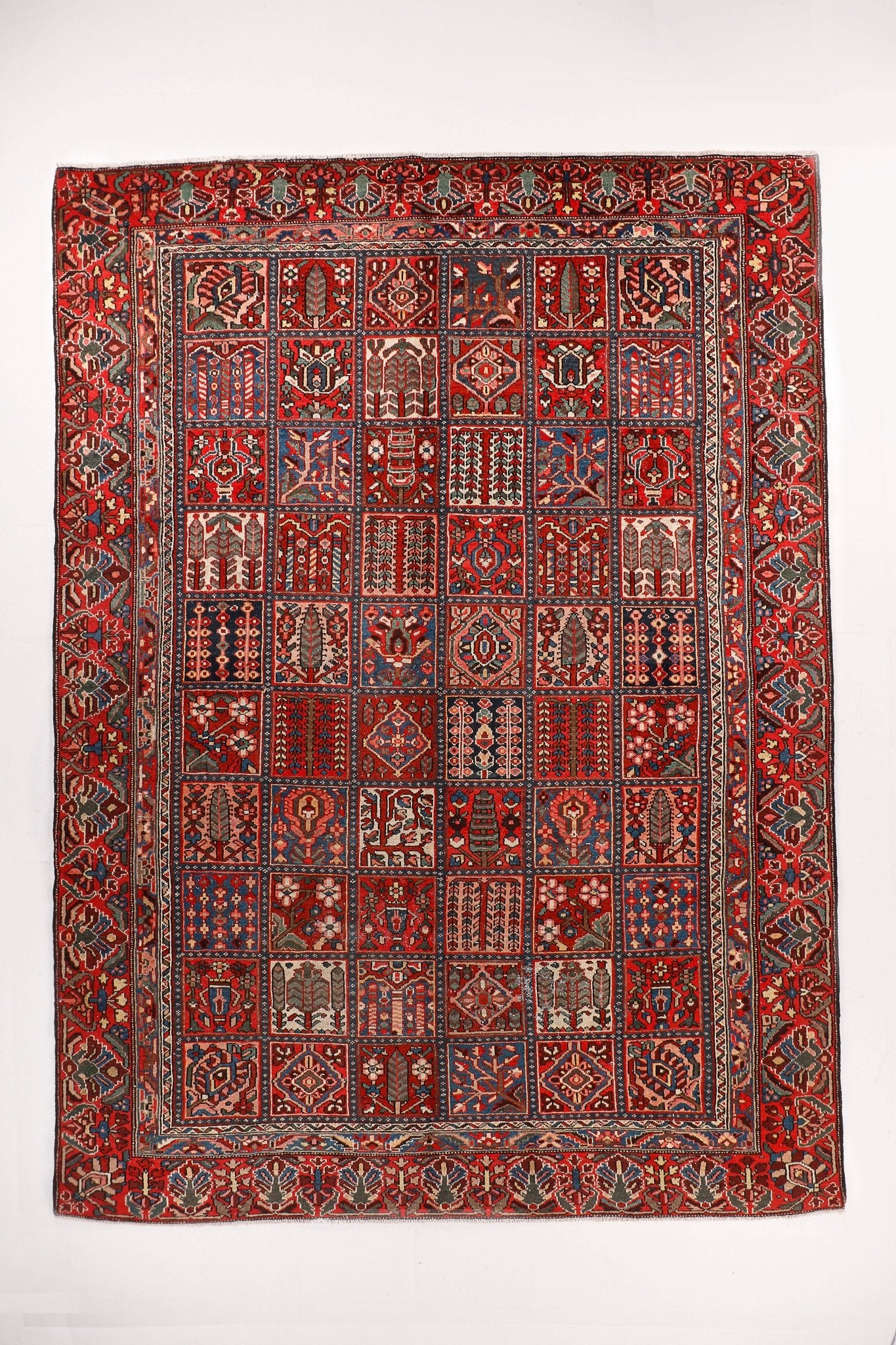 Persian Bakhtiari Rug | 8' 6" x 12' 6" - Rug the Rock - 