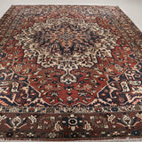 Persian Bakhtiari Rug | 9' 10" x 12' 9" - Rug the Rock - 