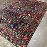 Persian Bakhtiari Rug | 9' 9" x 12' 2" - Rug the Rock - availableBakhtiariHand-knotted