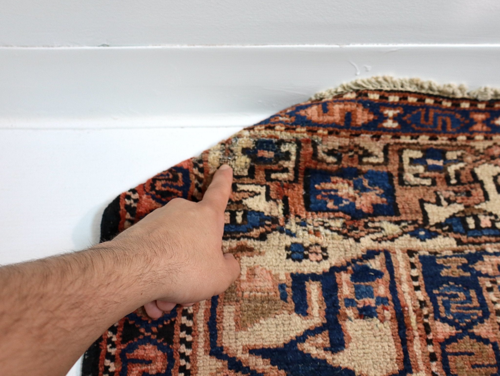 Persian Bakhtiari Runner Rug | 4' 11" x 13' 8" - Rug the Rock - available rugshamadan rugsLarge Rugs > 4' x 8'