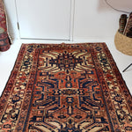 Persian Bakhtiari Runner Rug | 4' 11" x 13' 8" - Rug the Rock - available rugshamadan rugsLarge Rugs > 4' x 8'