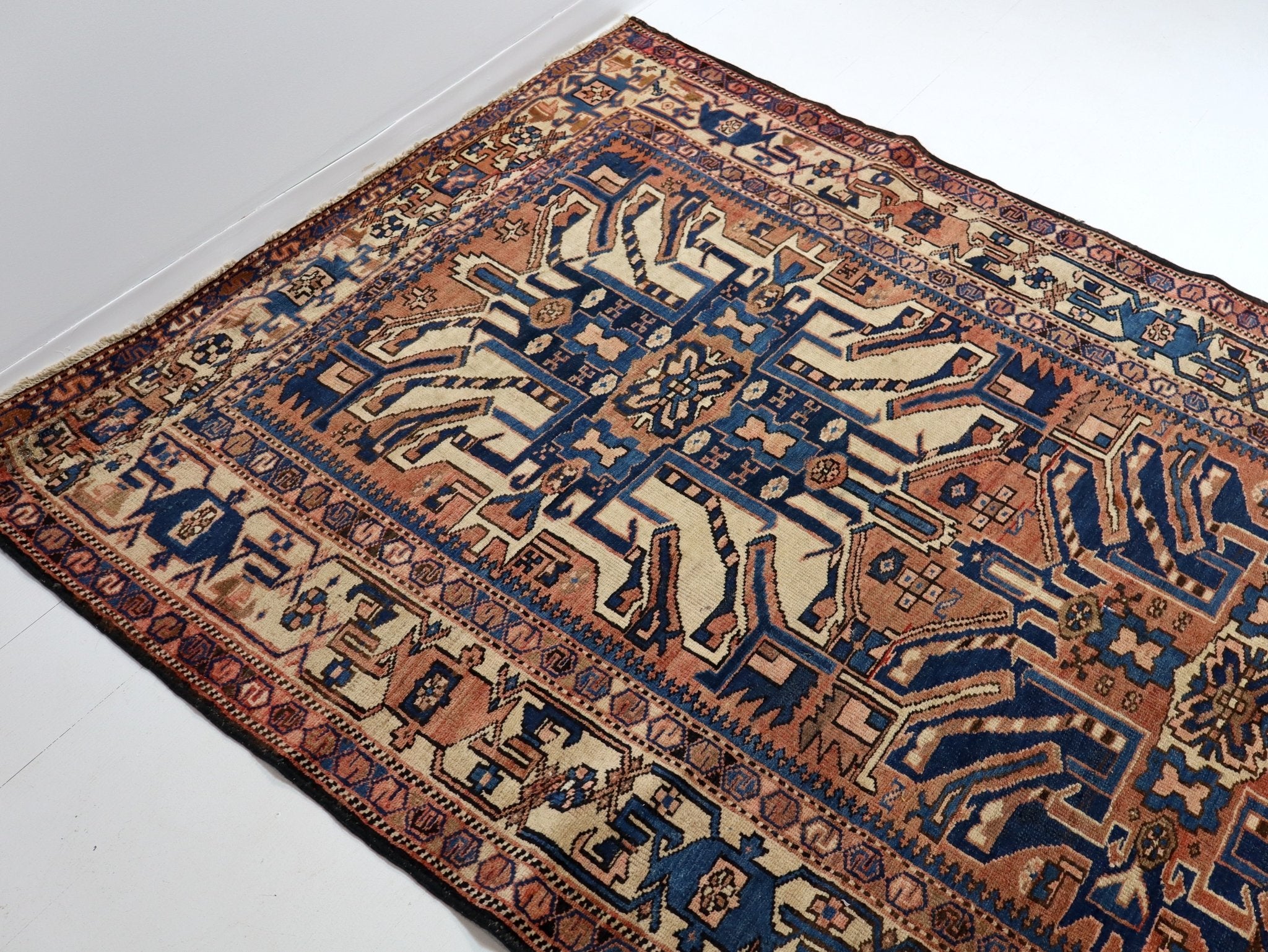 Persian Bakhtiari Runner Rug | 4' 11" x 13' 8" - Rug the Rock - available rugshamadan rugsLarge Rugs > 4' x 8'