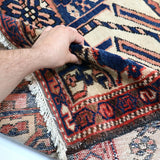 Persian Bakhtiari Runner Rug | 4' 11" x 13' 8" - Rug the Rock - available rugshamadan rugsLarge Rugs > 4' x 8'