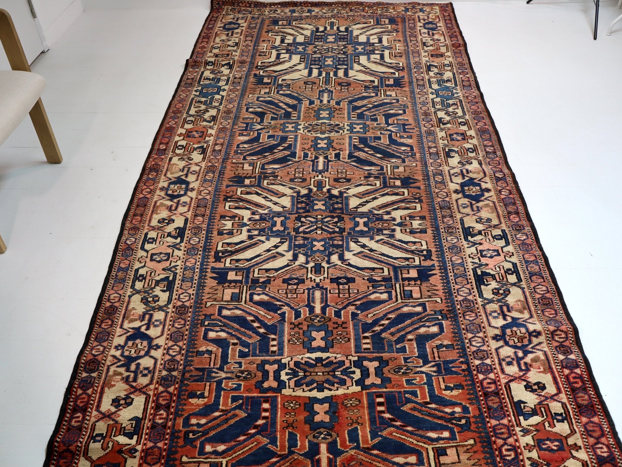 Persian Bakhtiari Runner Rug | 4' 11" x 13' 8" - Rug the Rock - available rugshamadan rugsLarge Rugs > 4' x 8'