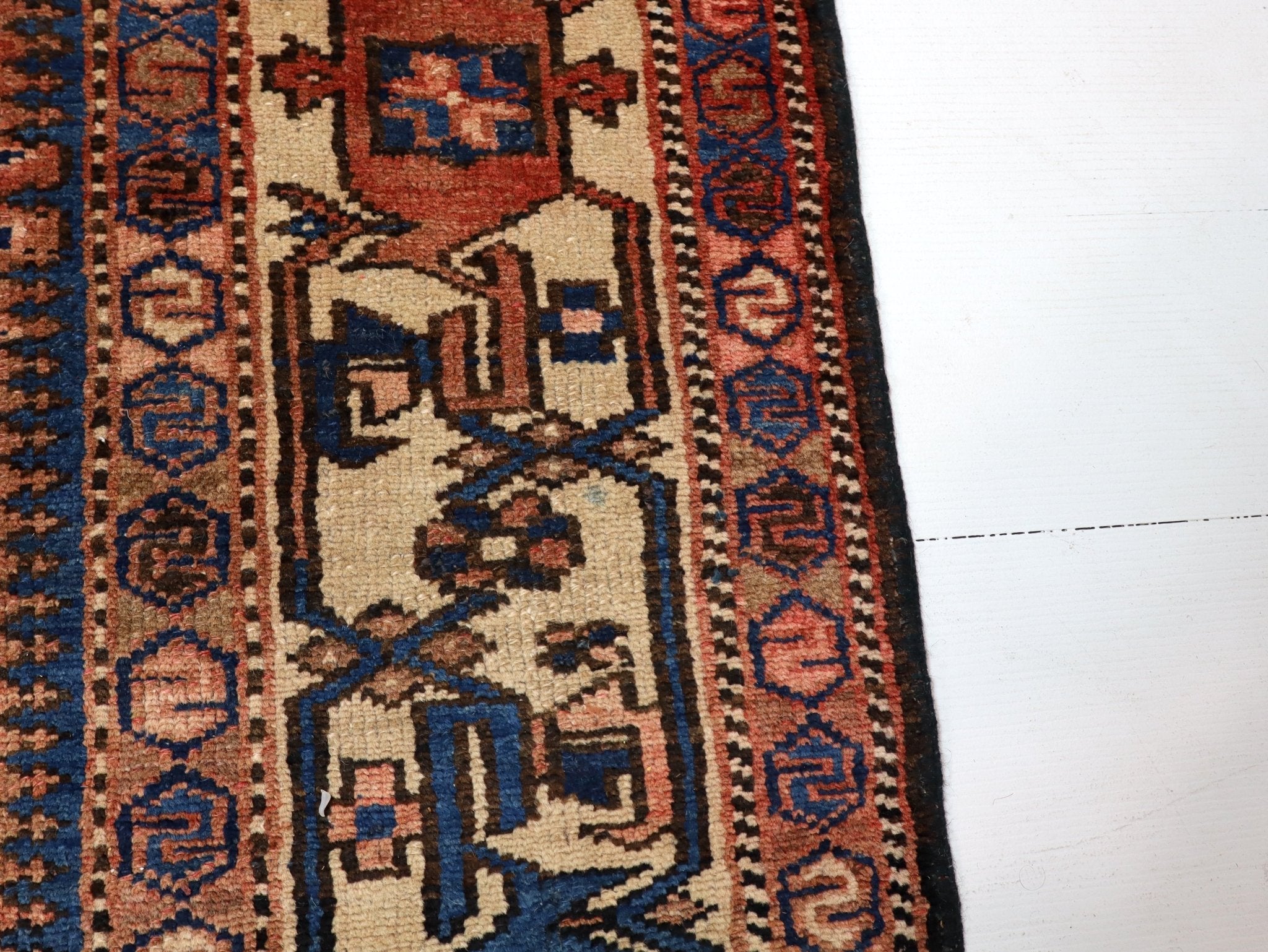Persian Bakhtiari Runner Rug | 4' 11" x 13' 8" - Rug the Rock - available rugshamadan rugsLarge Rugs > 4' x 8'