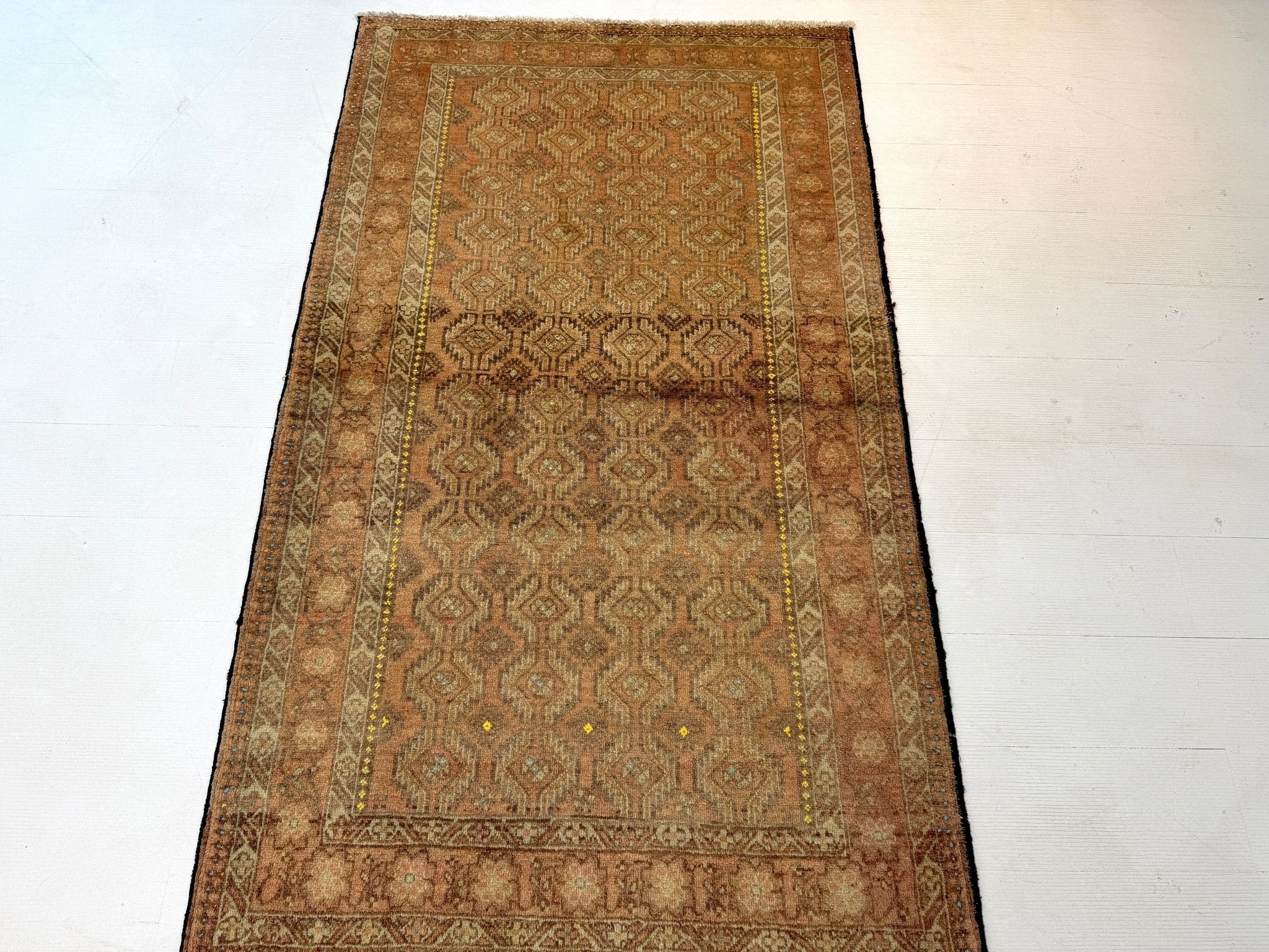 Persian Baluch Rug | 3' 2” x 5' 5" - Rug the Rock - 