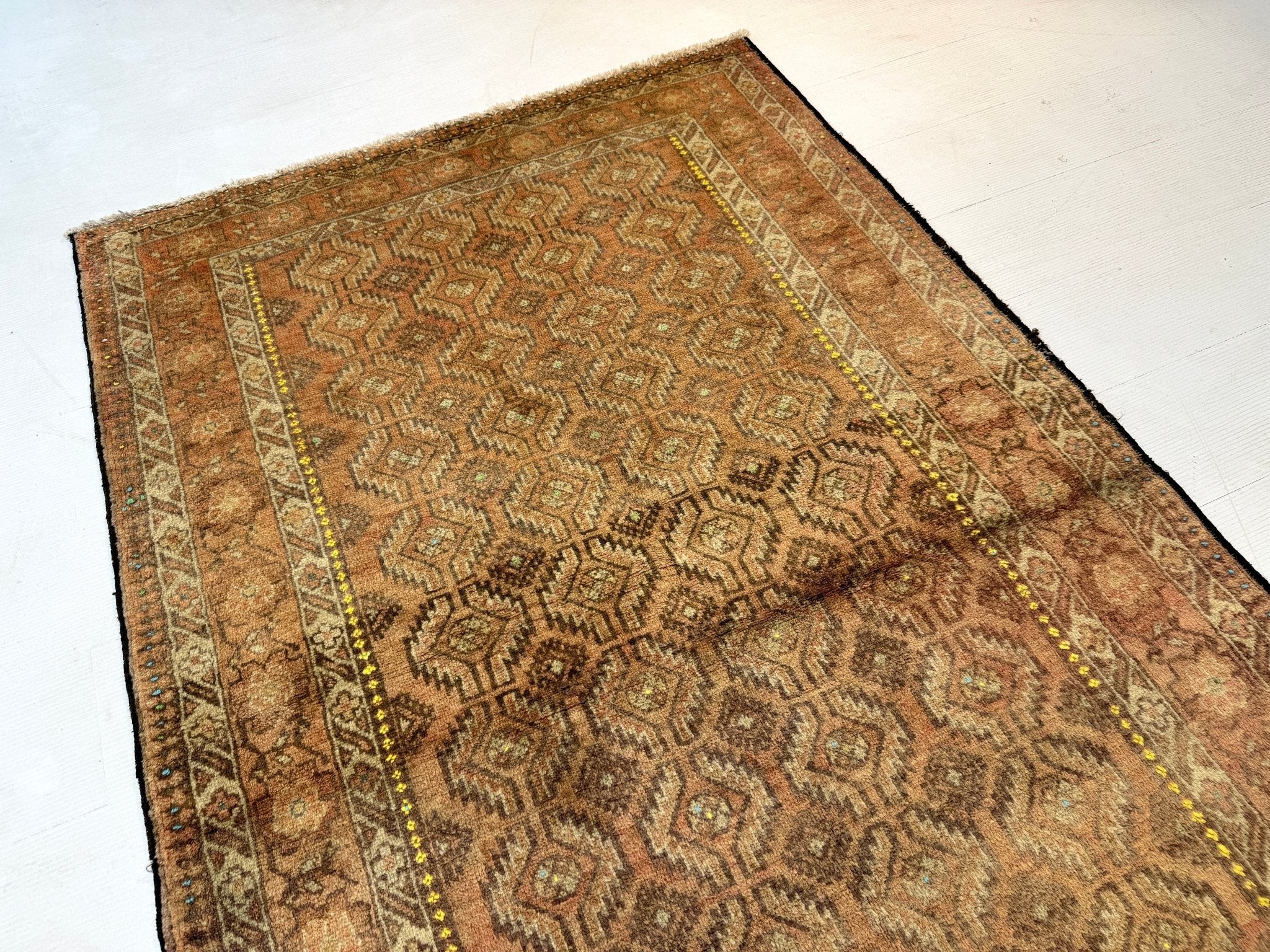 Persian Baluch Rug | 3' 2” x 5' 5" - Rug the Rock - 