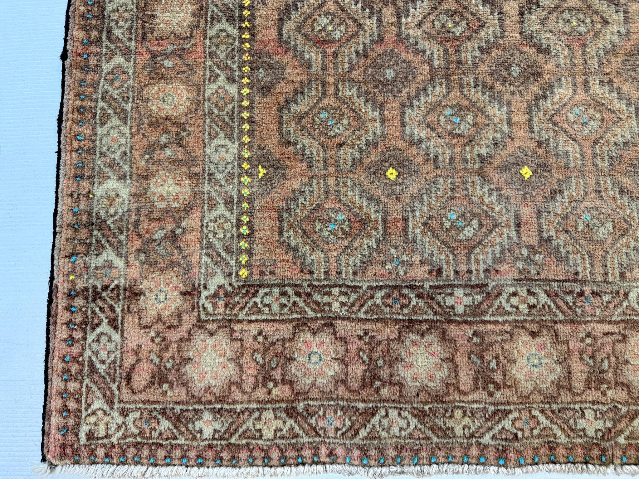 Persian Baluch Rug | 3' 2” x 5' 5" - Rug the Rock - 