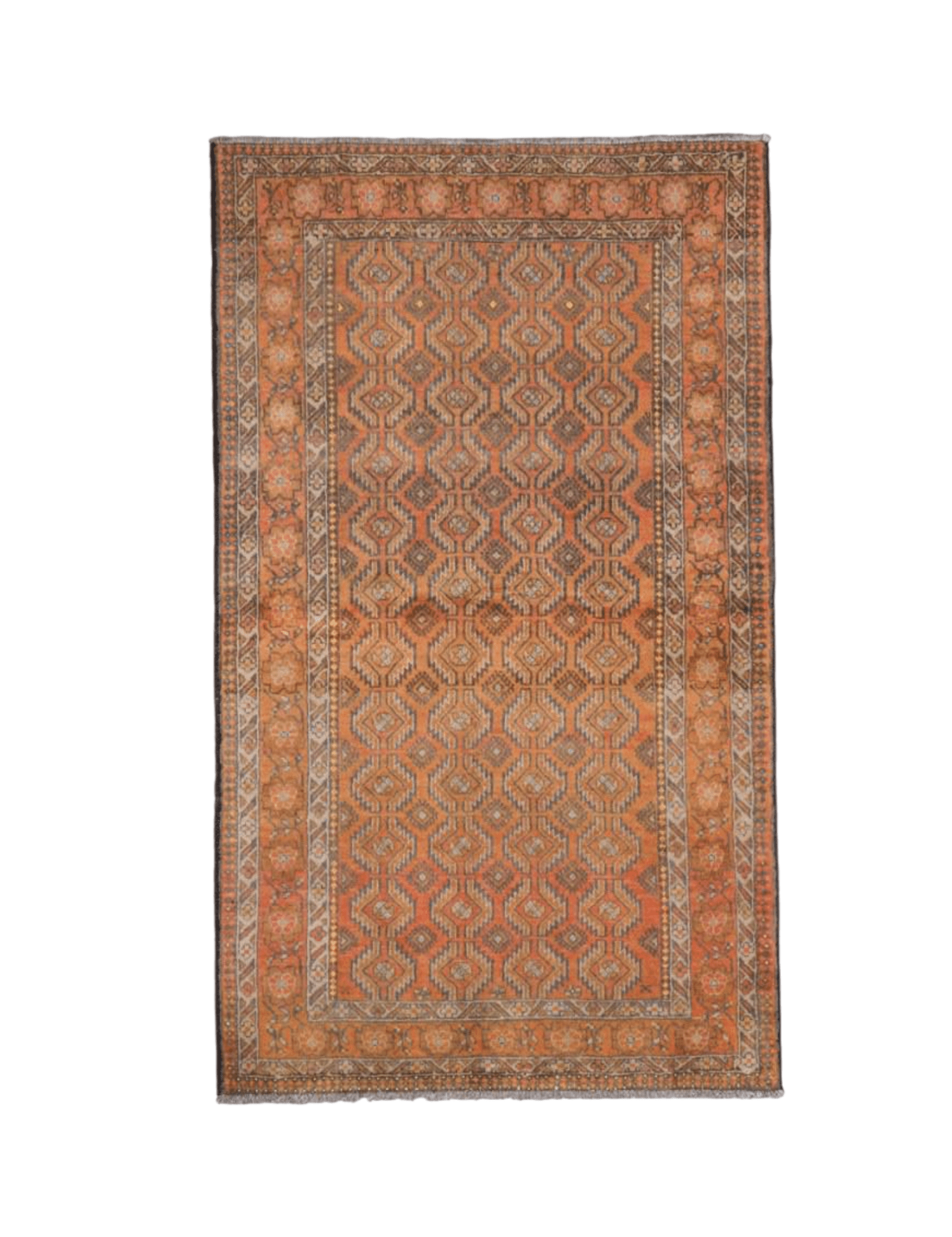 Persian Baluch Rug | 3' 2” x 5' 5" - Rug the Rock - 