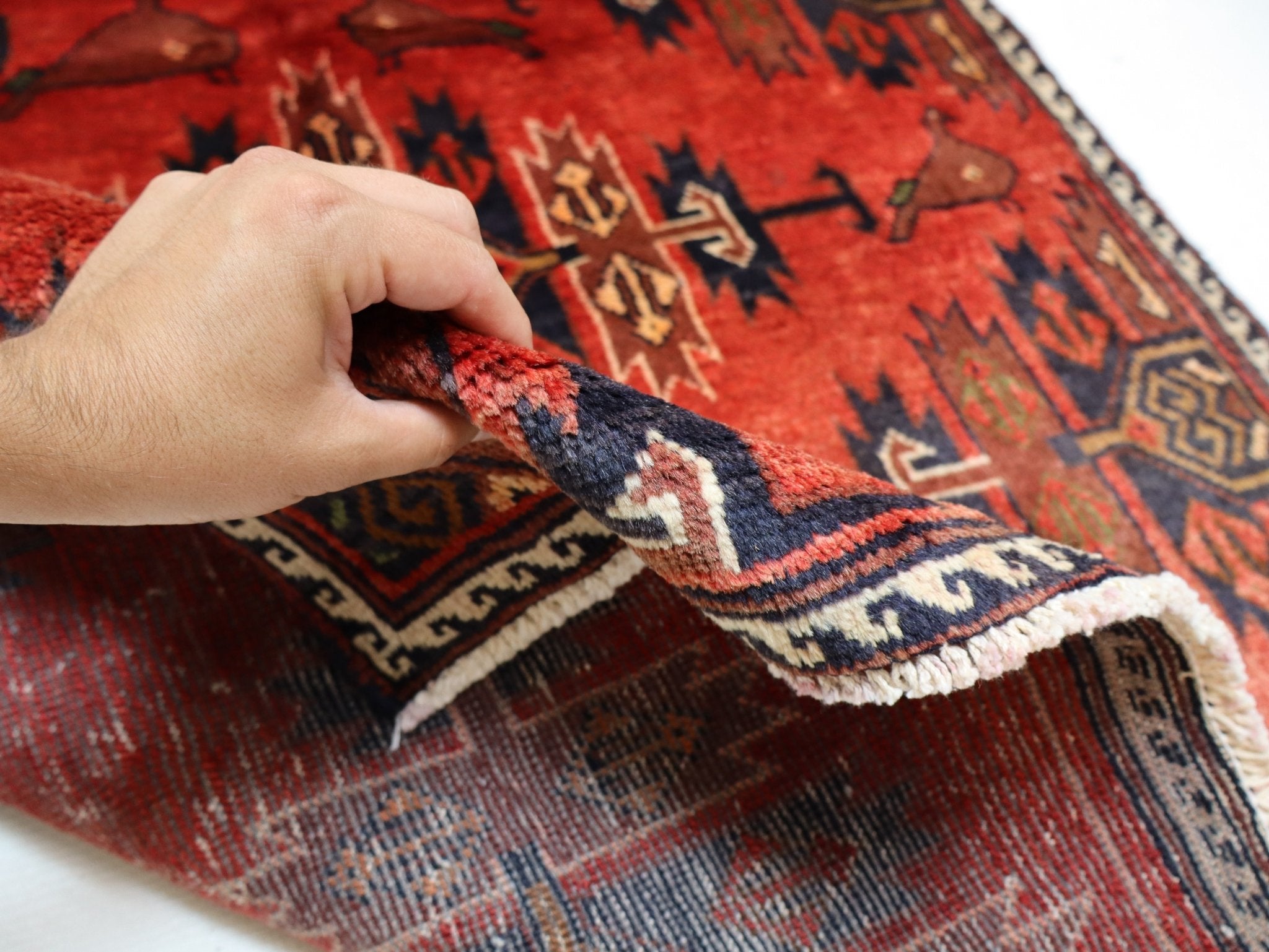 Persian Baluch Rug | 3' 3” x 5' 9" - Rug the Rock - 