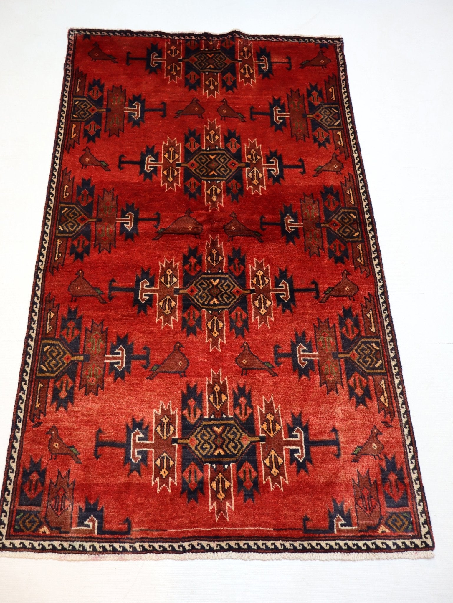 Persian Baluch Rug | 3' 3” x 5' 9" - Rug the Rock - 