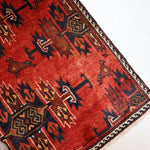 Persian Baluch Rug | 3' 3” x 5' 9" - Rug the Rock - 