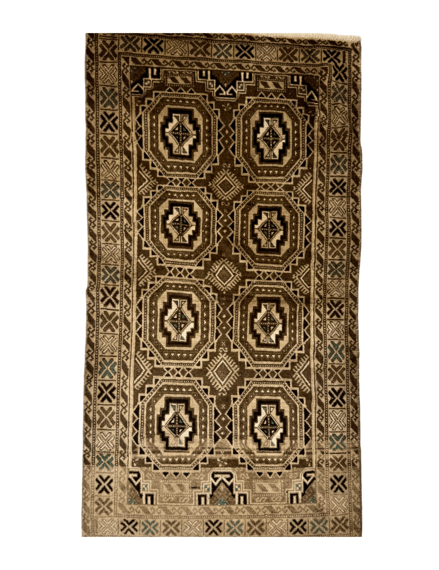 Persian Baluch Rug | 3' 3” x 6' 3" - Rug the Rock - 