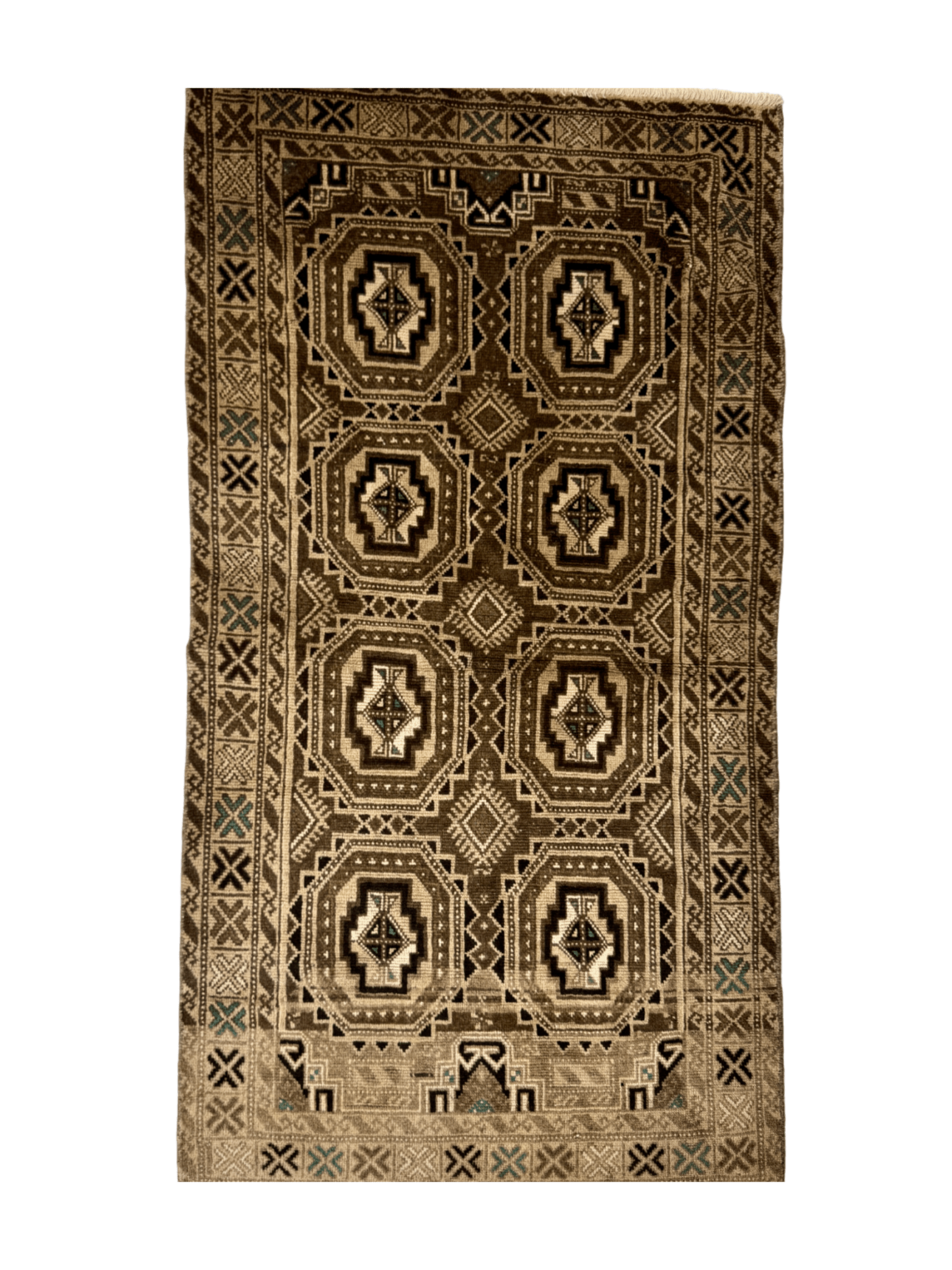 Persian Baluch Rug | 3' 3” x 6' 3" - Rug the Rock - 