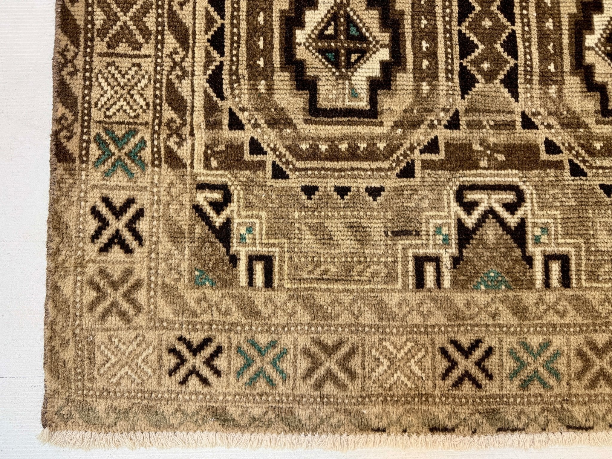 Persian Baluch Rug | 3' 3” x 6' 3" - Rug the Rock - 