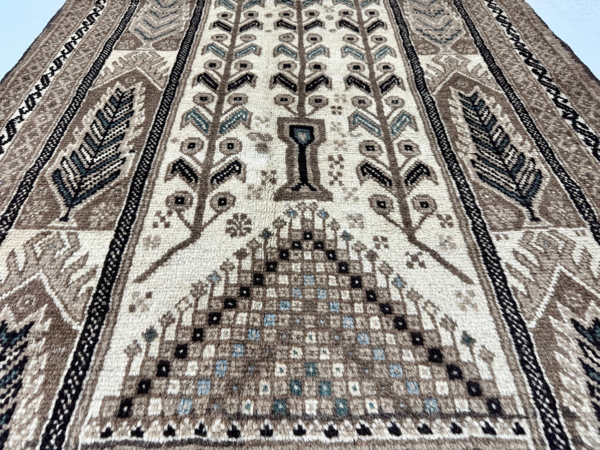 Persian Baluch Rug | 3' 5” x 6' 1" - Rug the Rock - 