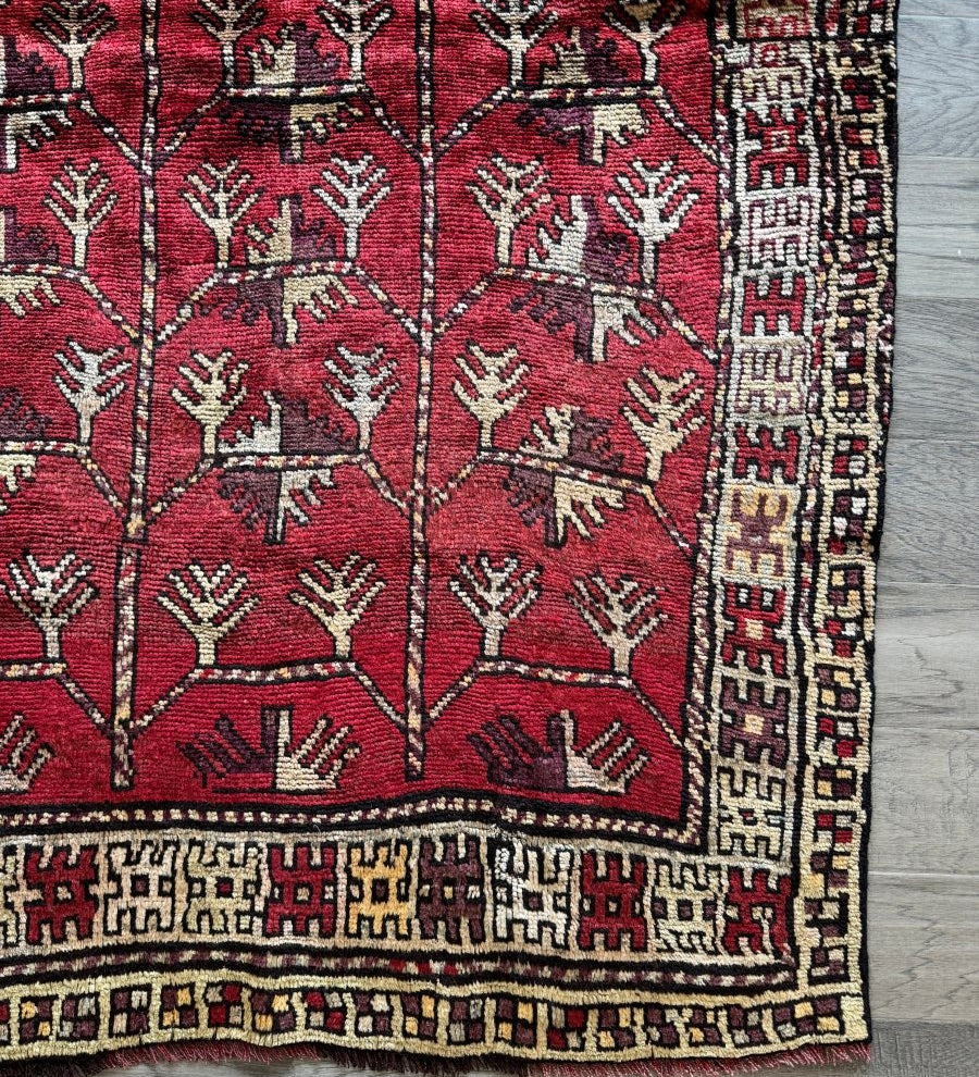 Persian Baluch Rug | 3' 7" x 5' 11" - Rug the Rock