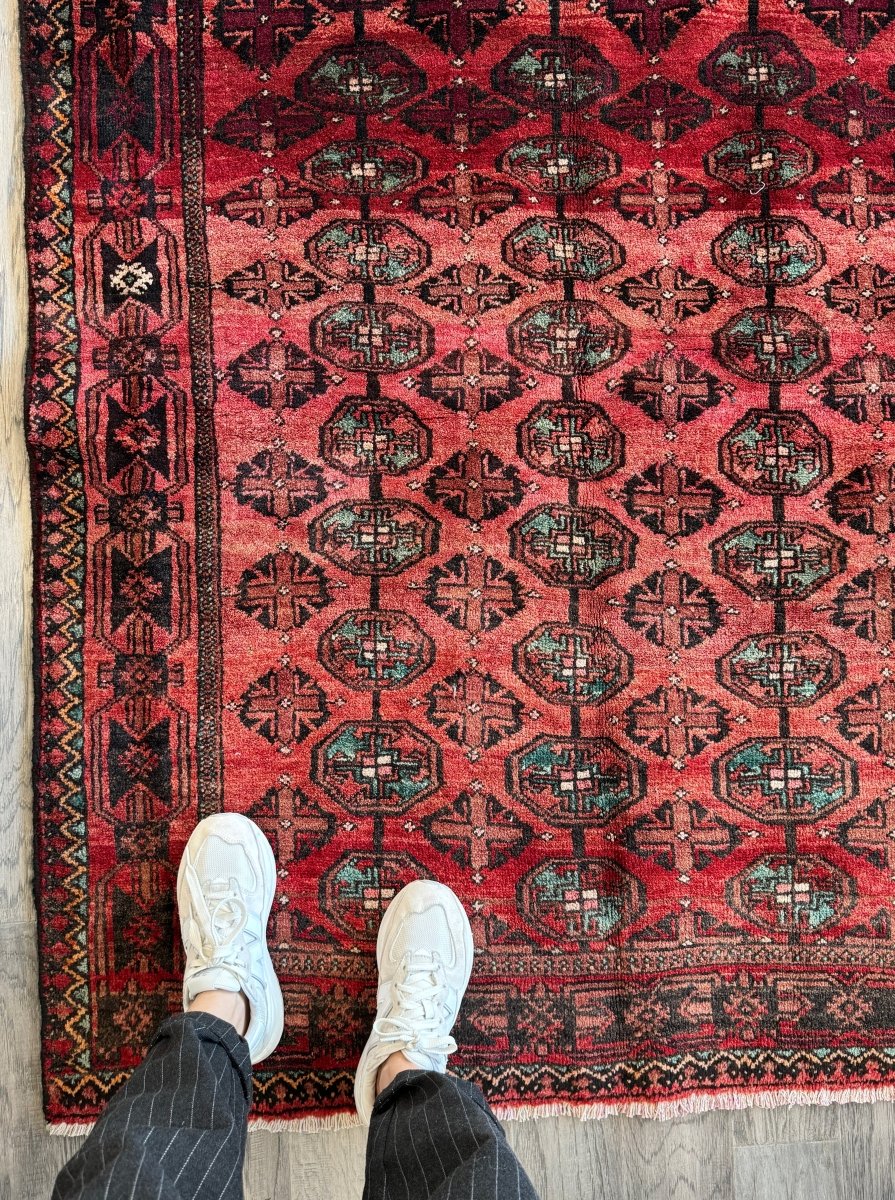 Persian Baluch Rug | 5' 7" x 8' - Rug the Rock