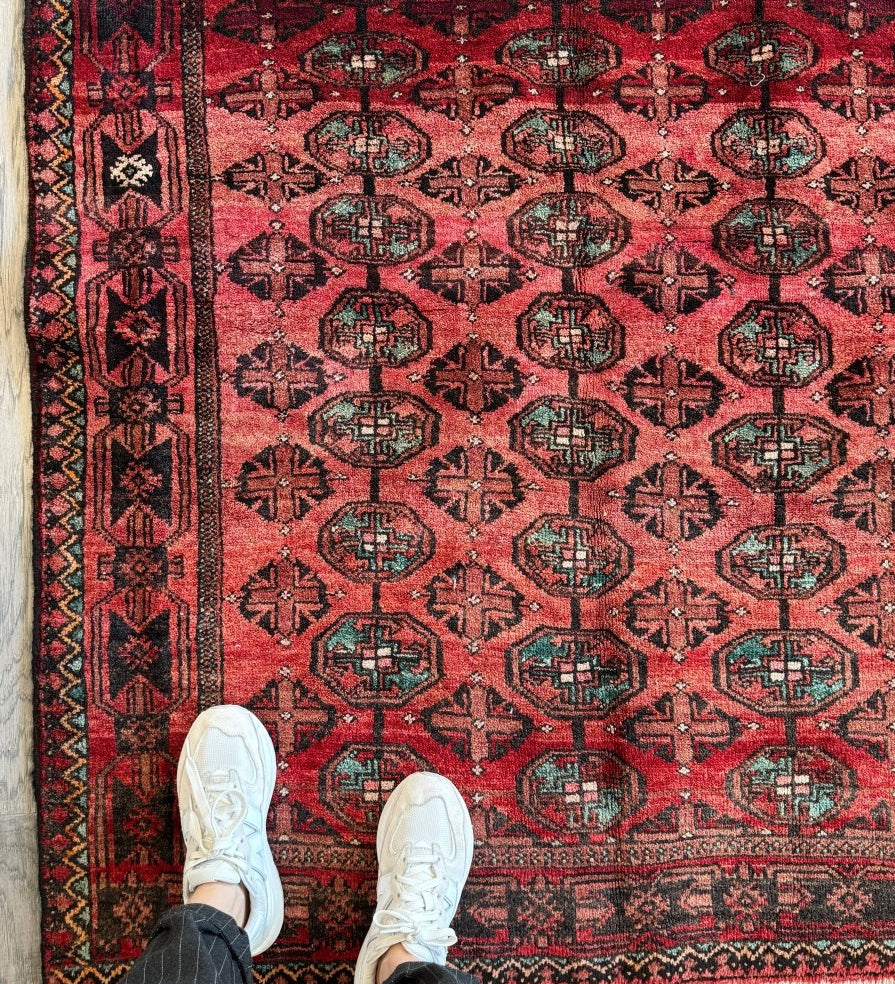 Persian Baluch Rug | 5' 7" x 8' - Rug the Rock