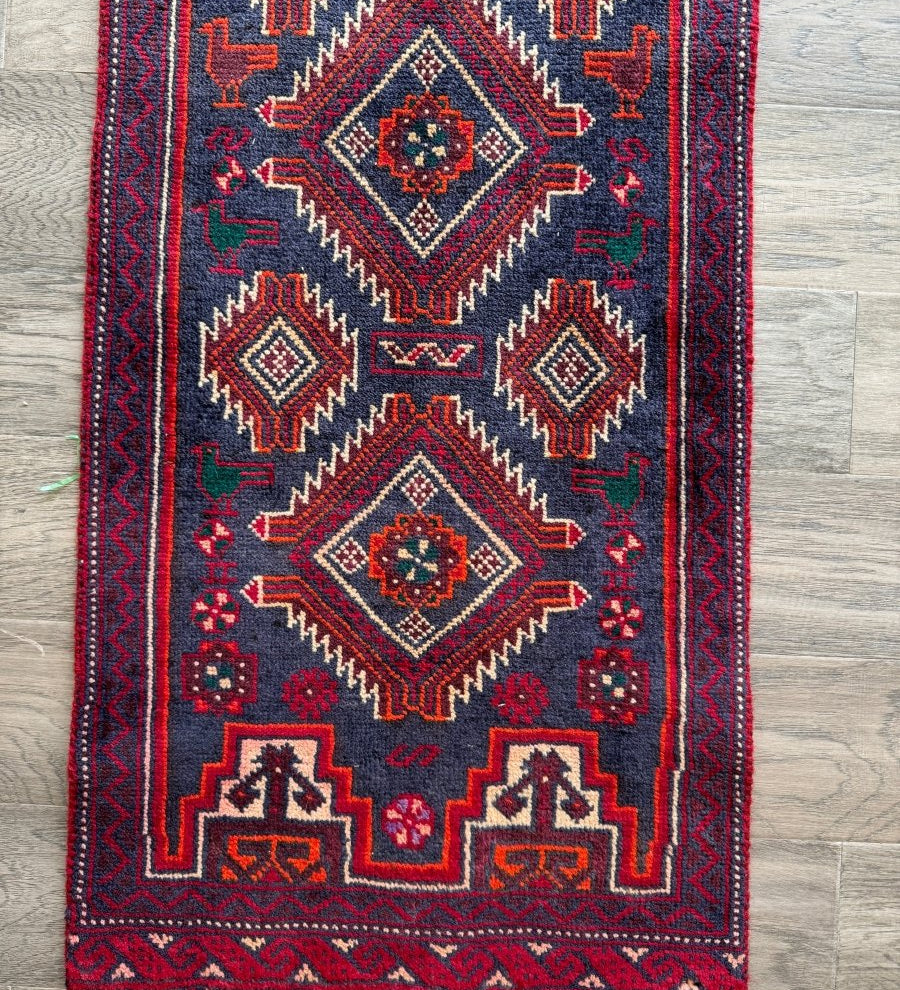 Persian Baluch Runner | 1' 5" x 6' 9" - Rug the Rock