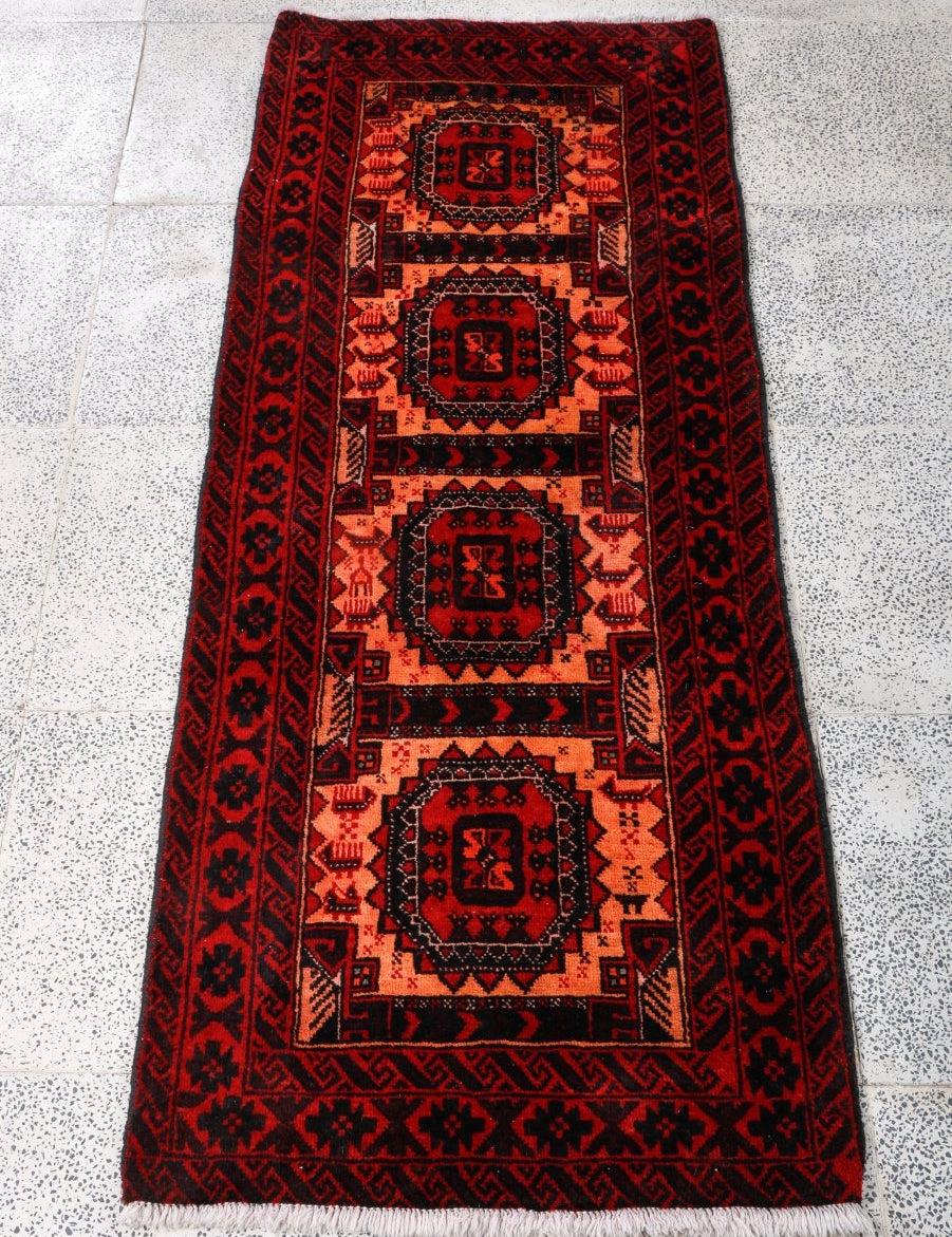 Persian Baluch Runner Rug | 2' 1” x 5' 7" - Rug the Rock - 