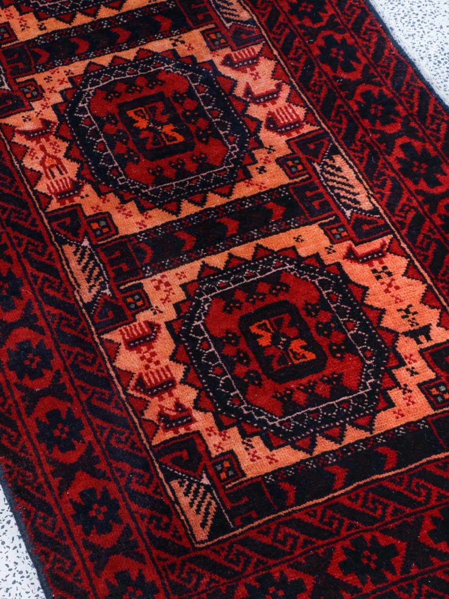 Persian Baluch Runner Rug | 2' 1” x 5' 7" - Rug the Rock - 